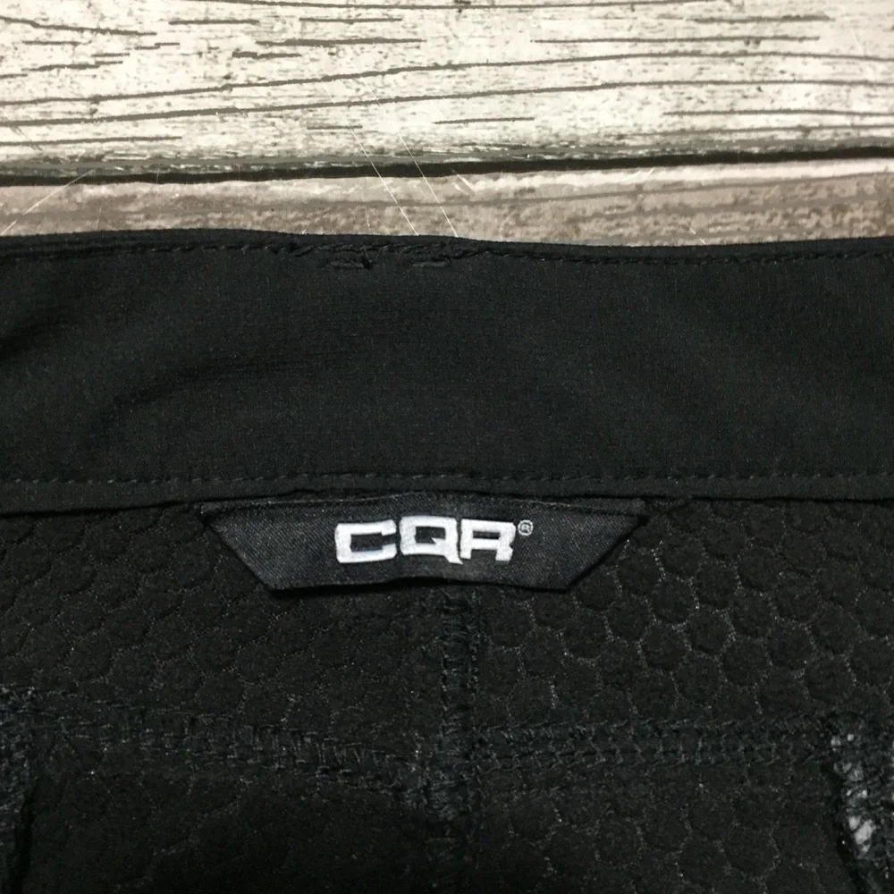 CQR Fleece Lined Pants Men’s 40x30 Black Stretch Ankle Zip